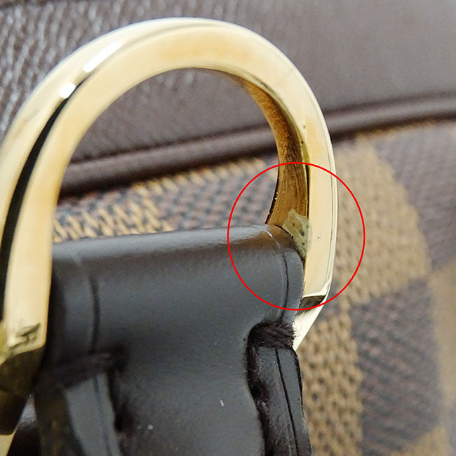 LOUIS VUITTON ルイ・ヴィトン ブレラ ハンドバッグ ダミエ エベヌ N51150 ダミエキャンバス レディース 【中古】