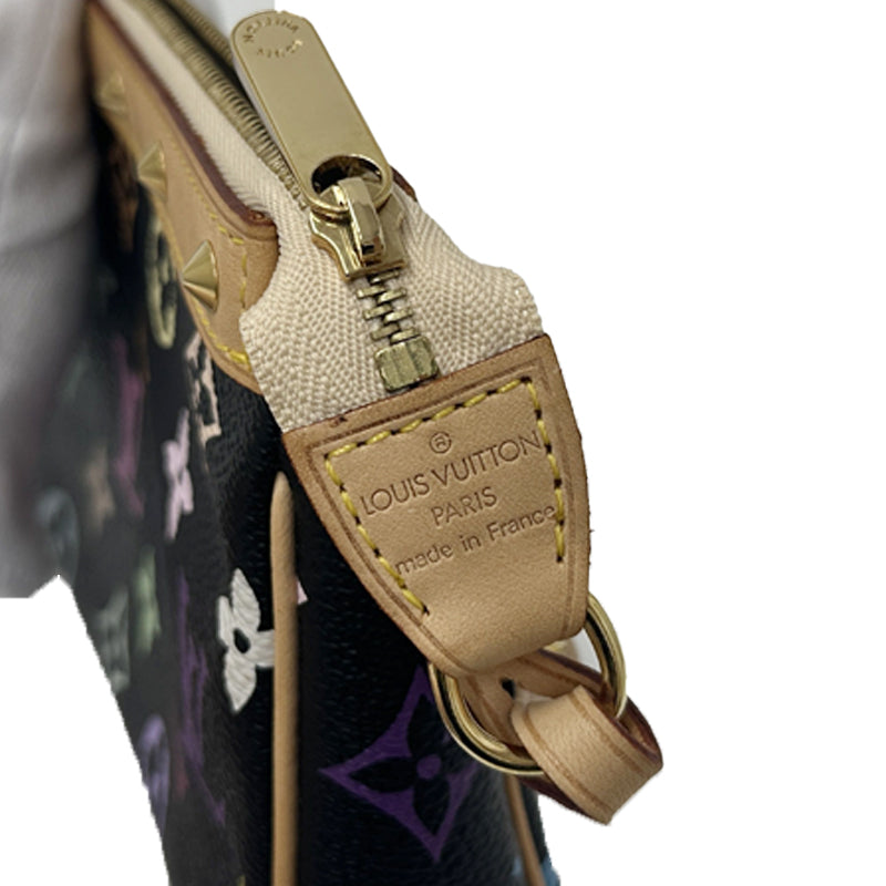 LOUIS VUITTON ルイ・ヴィトン ポシェット・アクセソワール ハンドバッグ モノグラム・マルチカラー ノワール M92648 モノグラムマルチカラー レディース 【中古】