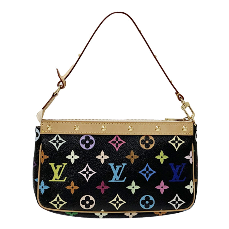 LOUIS VUITTON ルイ・ヴィトン ポシェット・アクセソワール ハンドバッグ モノグラム・マルチカラー ノワール M92648 モノグラムマルチカラー レディース 【中古】