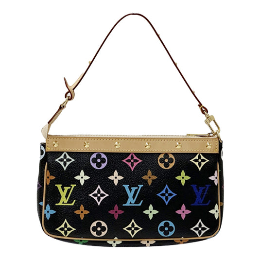 LOUIS VUITTON ルイ・ヴィトン ポシェット・アクセソワール ハンドバッグ モノグラム・マルチカラー ノワール M92648 モノグラムマルチカラー レディース 【中古】