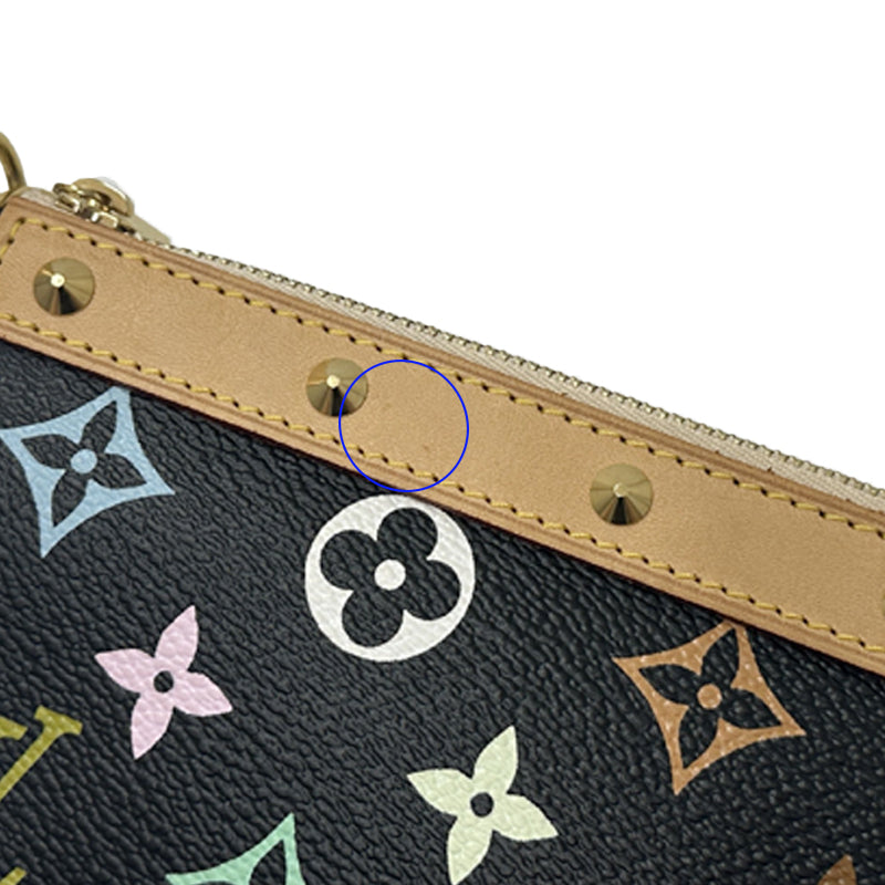 LOUIS VUITTON ルイ・ヴィトン ポシェット・アクセソワール ハンドバッグ モノグラム・マルチカラー ノワール M92648 モノグラムマルチカラー レディース 【中古】