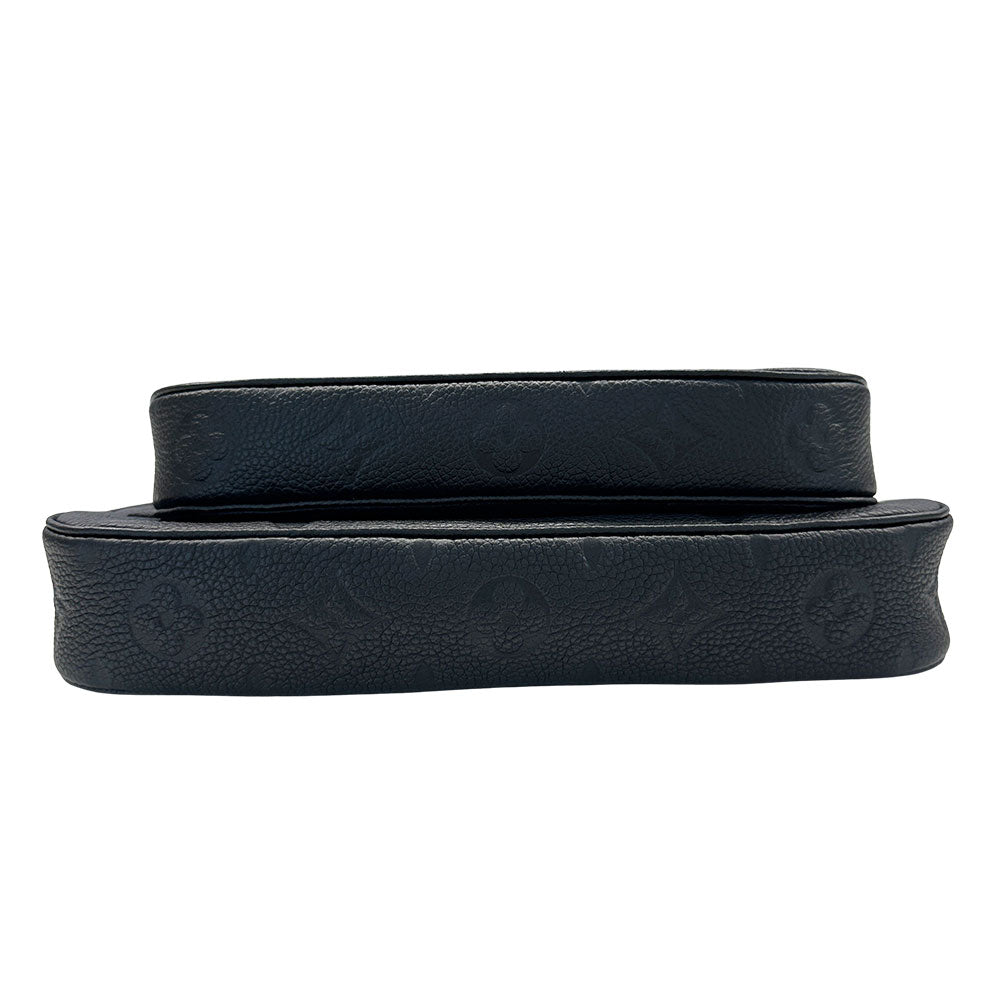 LOUIS VUITTON ルイ・ヴィトン ミュルティ ポシェット アクセソワール 2wayバッグ モノグラム アンプラント ノワール M80399 モノグラムアンプラント レディース 【中古】