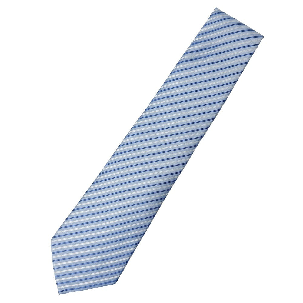 Emporio Armani エンポリオ・アルマーニ ネクタイ ブルー シルク メンズ 【中古】