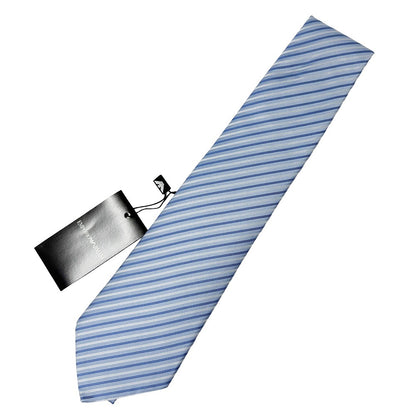 Emporio Armani エンポリオ・アルマーニ ネクタイ ブルー シルク メンズ 【中古】
