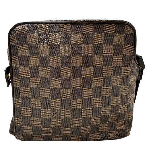 LOUIS VUITTON ルイ・ヴィトン オラフ PM ショルダーバッグ ダミエ ダミエエベヌ N41442 ダミエキャンバス レディース 【中古】
