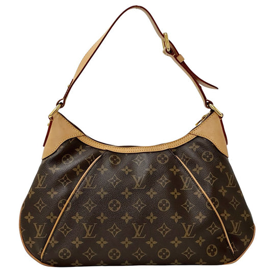 LOUIS VUITTON ルイ・ヴィトン テムズ GM ショルダーバッグ モノグラム ブラウン M56383 モノグラムキャンバス レディース 【中古】