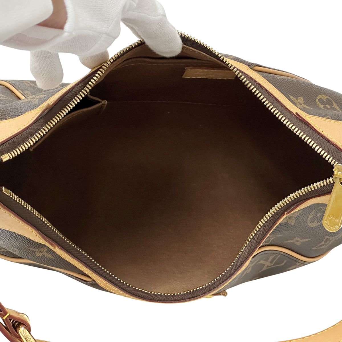 LOUIS VUITTON ルイ・ヴィトン テムズ GM ショルダーバッグ モノグラム ブラウン M56383 モノグラムキャンバス レディース 【中古】