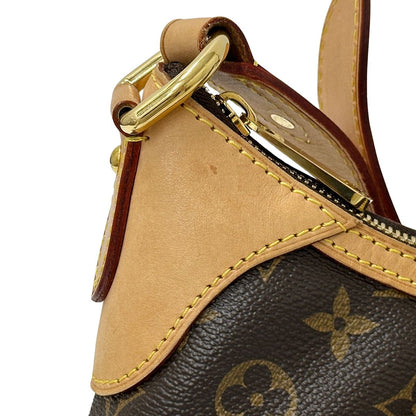LOUIS VUITTON ルイ・ヴィトン テムズ GM ショルダーバッグ モノグラム ブラウン M56383 モノグラムキャンバス レディース 【中古】