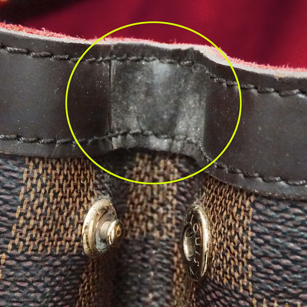 LOUIS VUITTON ルイ・ヴィトン ハムステッドMM トートバッグ ダミエ ブラウン N51204 ダミエキャンバス レディース 【中古】