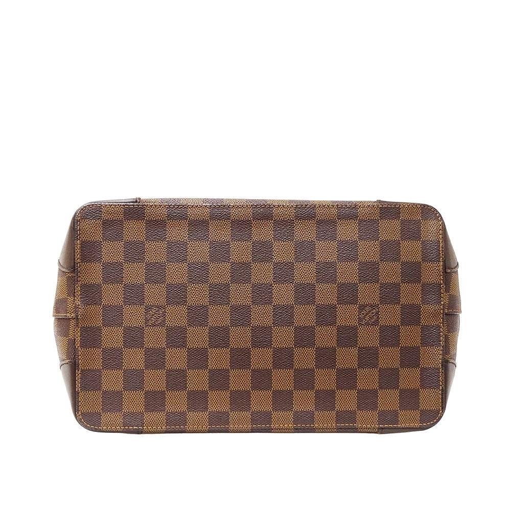 LOUIS VUITTON ルイ・ヴィトン ハムステッドMM トートバッグ ダミエ ブラウン N51204 ダミエキャンバス レディース 【中古】