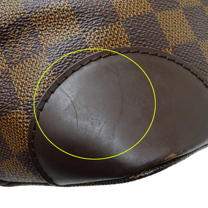 LOUIS VUITTON ルイ・ヴィトン ハムステッドMM トートバッグ ダミエ ブラウン N51204 ダミエキャンバス レディース 【中古】