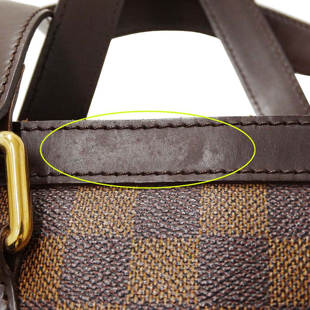 LOUIS VUITTON ルイ・ヴィトン ハムステッドMM トートバッグ ダミエ ブラウン N51204 ダミエキャンバス レディース 【中古】