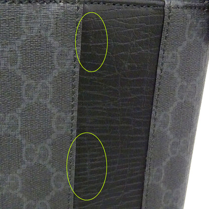 GUCCI グッチ キャリーバッグ GGスプリーム ブラック 170668 GGスプリームキャンバス メンズ 【中古】