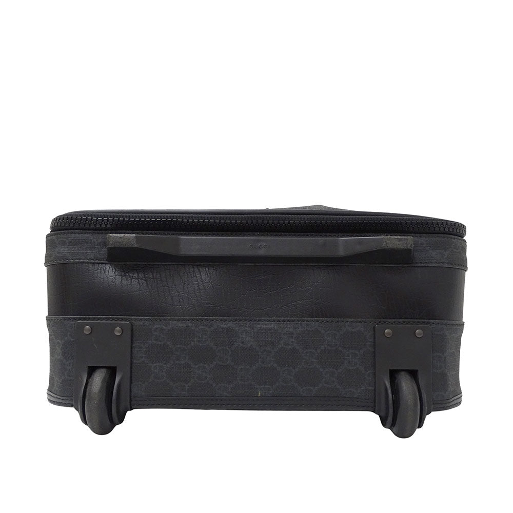 GUCCI グッチ キャリーバッグ GGスプリーム ブラック 170668 GGスプリームキャンバス メンズ 【中古】