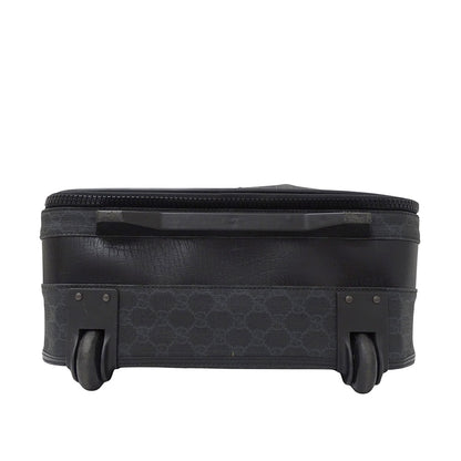 GUCCI グッチ キャリーバッグ GGスプリーム ブラック 170668 GGスプリームキャンバス メンズ 【中古】