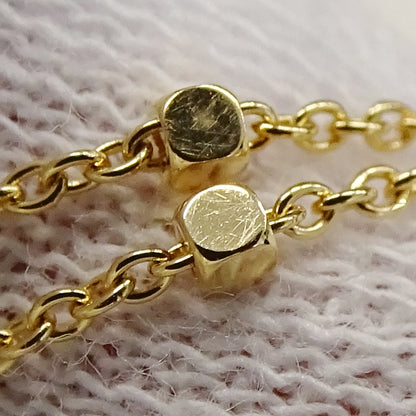 Cartier カルティエ クラッシュ ドゥ カルティエ ネックレス 750PG ピンクゴールド ダイヤモンド レディース 磨き済み 【中古】