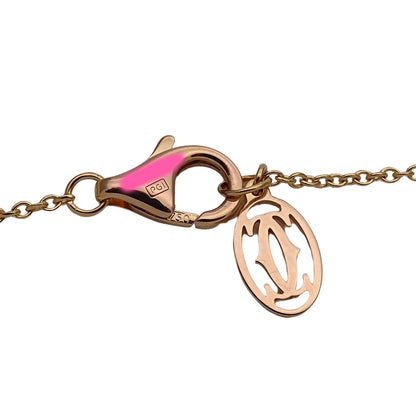 Cartier カルティエ クラッシュ ドゥ カルティエ ネックレス 750PG ピンクゴールド ダイヤモンド レディース 磨き済み 【中古】