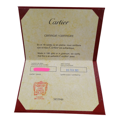 Cartier カルティエ クラッシュ ドゥ カルティエ ネックレス 750PG ピンクゴールド ダイヤモンド レディース 磨き済み 【中古】