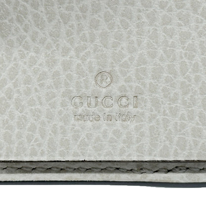 GUCCI グッチ キーケース プチマーモント GGスプリーム ホワイト ブラウン 456118 PVC レディース 【中古】