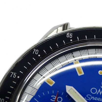 OMEGA オメガ スピードマスター レーシング ミハエル・シューマッハ 3510.80 メンズ 腕時計 自動巻き AT ステンレス SS ブルー 磨き済み 【中古】
