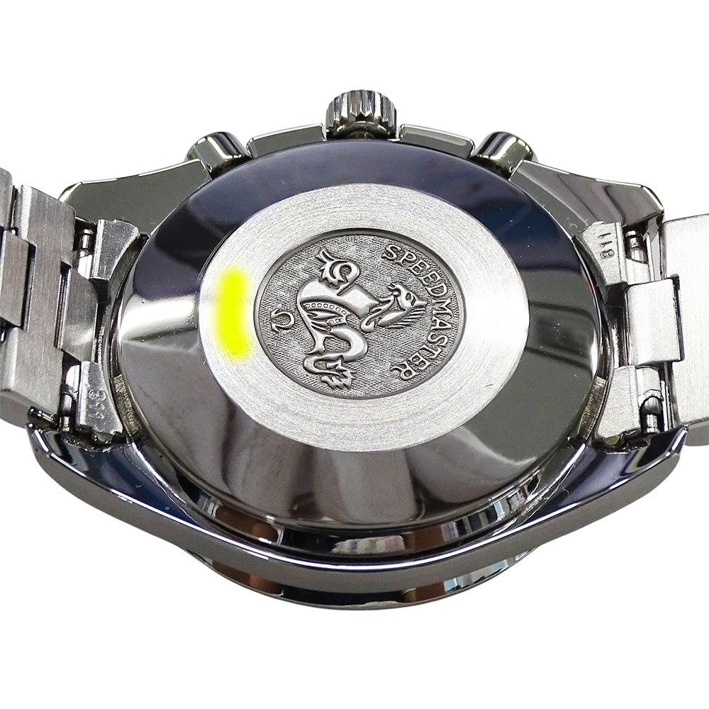 OMEGA オメガ スピードマスター レーシング ミハエル・シューマッハ 3510.80 メンズ 腕時計 自動巻き AT ステンレス SS ブルー 磨き済み 【中古】