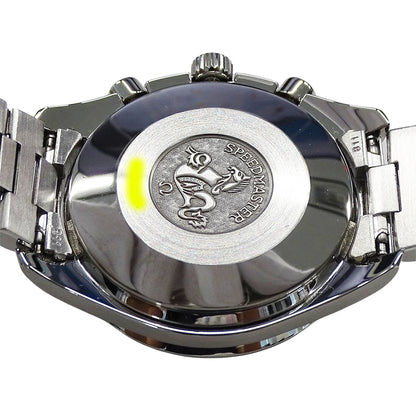 OMEGA オメガ スピードマスター レーシング ミハエル・シューマッハ 3510.80 メンズ 腕時計 自動巻き AT ステンレス SS ブルー 磨き済み 【中古】