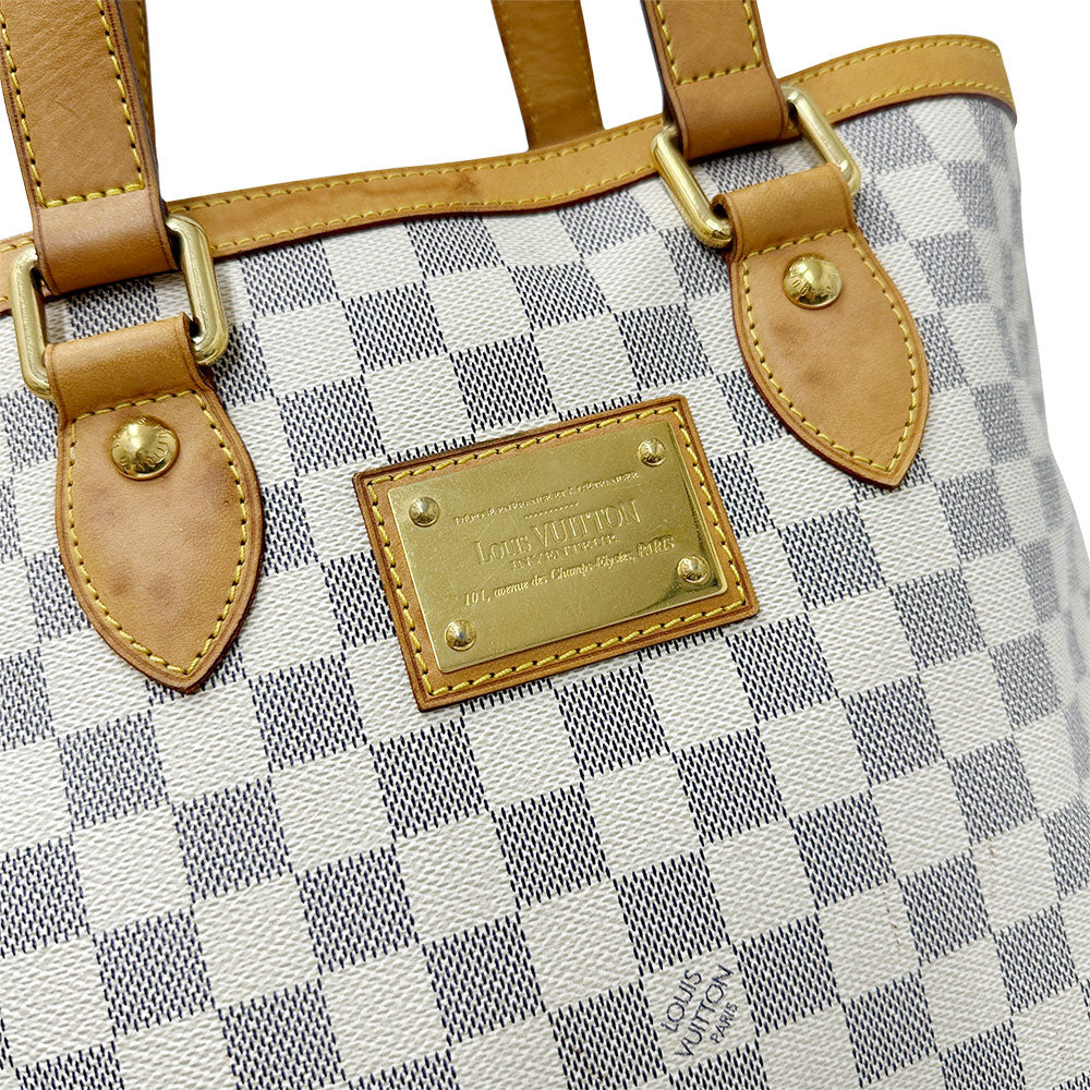 LOUIS VUITTON ルイ・ヴィトン ハムステッド PM トートバッグ アズール アズール N51207 ダミエアズールキャンバス レディース 【中古】