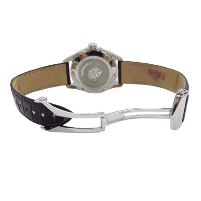 TAG Heuer タグホイヤー カレラ WBK1311 FC8261 レディース 腕時計 クオーツ QZ ステンレス SS レザー 磨き済み 【中古】