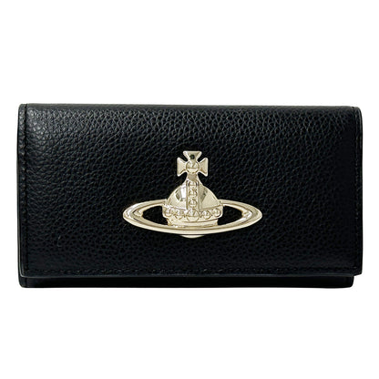 Vivienne Westwood ヴィヴィアン・ウエストウッド キーケース ブラック レザー レディース メンズ 【中古】