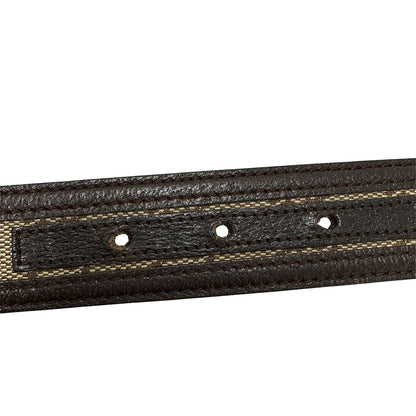 GUCCI グッチ インターロッキング GGキャンバス ベルト ブラウン 114874.1476 キャンバス レディース 【中古】