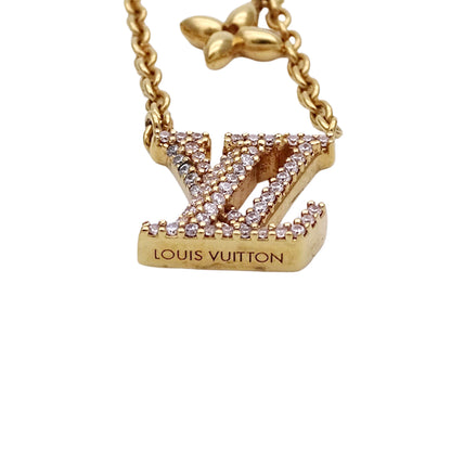 LOUIS VUITTON ルイ・ヴィトン ネックレス・LVアイコニック ネックレス GP ゴールド レディース M00596 【中古】