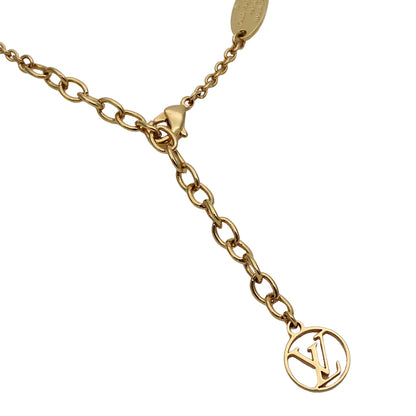 LOUIS VUITTON ルイ・ヴィトン ネックレス・LVアイコニック ネックレス GP ゴールド レディース M00596 【中古】