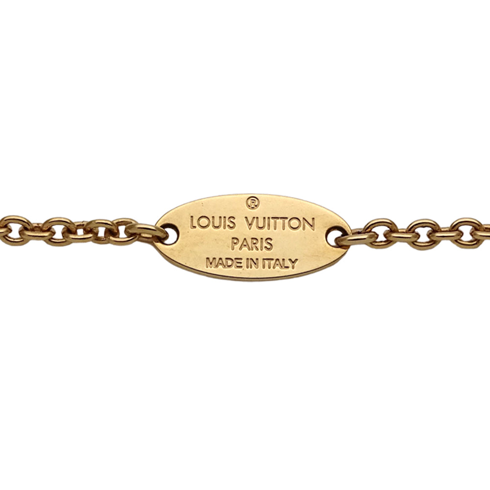 LOUIS VUITTON ルイ・ヴィトン ネックレス・LVアイコニック ネックレス GP ゴールド レディース M00596 【中古】