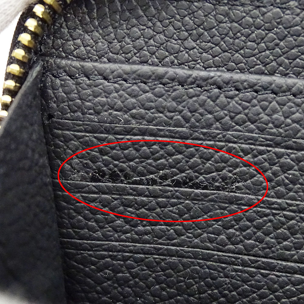 LOUIS VUITTON ルイ・ヴィトン ジッピー ウォレット 長財布 モノグラム アンプラント ノワール M61864 モノグラムアンプラント レディース 【中古】