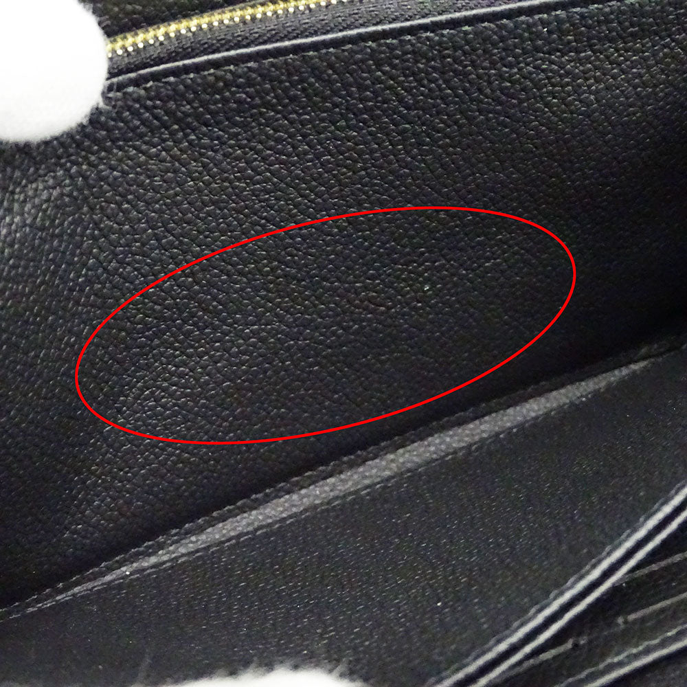 LOUIS VUITTON ルイ・ヴィトン ジッピー ウォレット 長財布 モノグラム アンプラント ノワール M61864 モノグラムアンプラント レディース 【中古】
