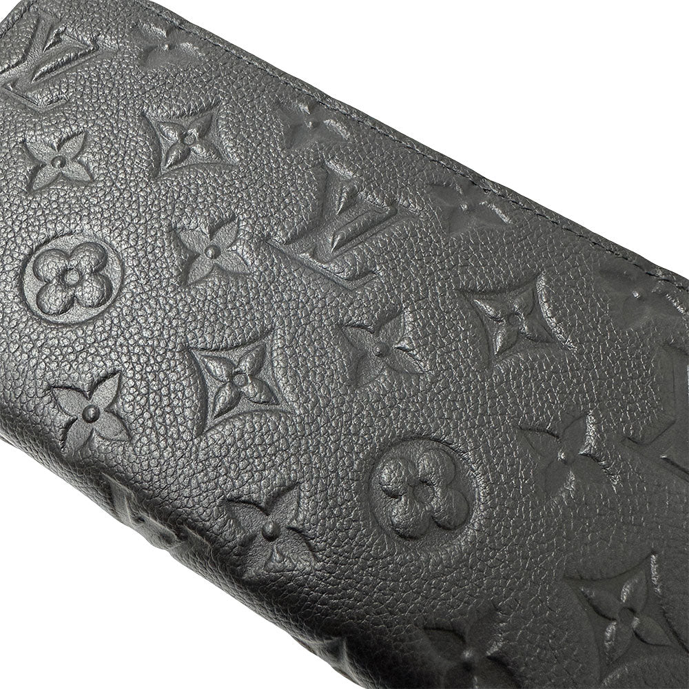 LOUIS VUITTON ルイ・ヴィトン ジッピー ウォレット 長財布 モノグラム アンプラント ノワール M61864 モノグラムアンプラント レディース 【中古】
