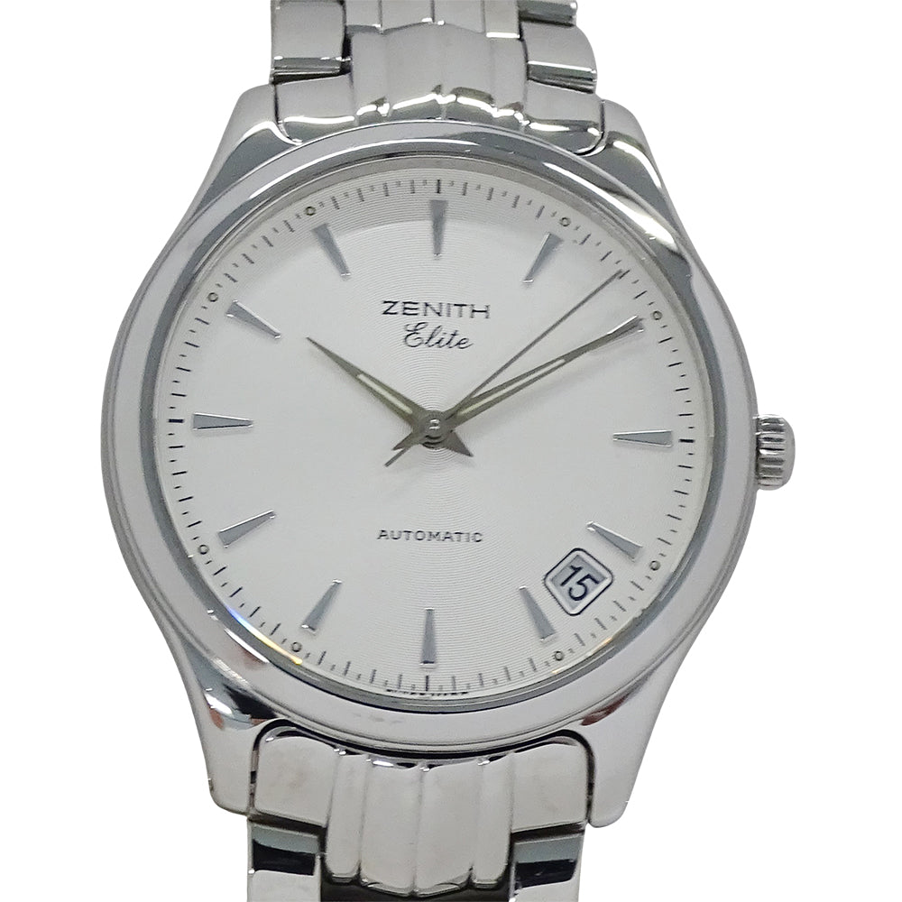 ZENITH ゼニス エリート 02.0040.670 メンズ 腕時計 自動巻き AT ステンレス SS 磨き済み 【中古】