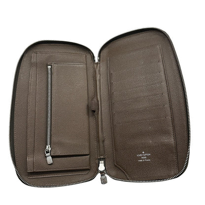 LOUIS VUITTON ルイ・ヴィトン オーガナイザー アトール 長財布 タイガ グリズリ M30658 タイガ メンズ 【中古】