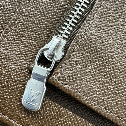 LOUIS VUITTON ルイ・ヴィトン オーガナイザー アトール 長財布 タイガ グリズリ M30658 タイガ メンズ 【中古】