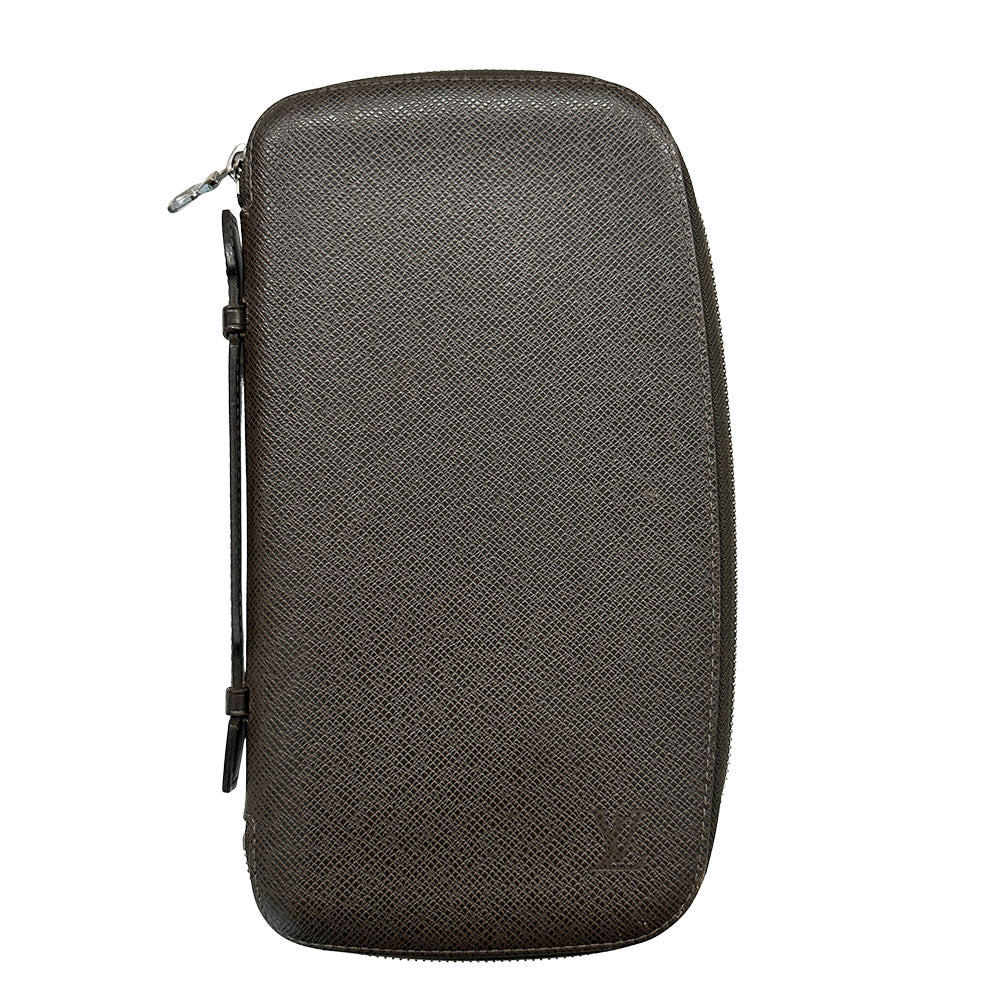 LOUIS VUITTON ルイ・ヴィトン オーガナイザー アトール 長財布 タイガ グリズリ M30658 タイガ メンズ 【中古】