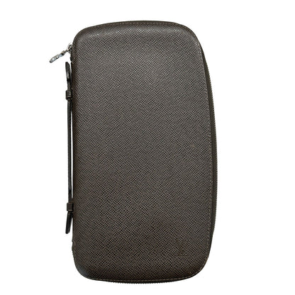 LOUIS VUITTON ルイ・ヴィトン オーガナイザー アトール 長財布 タイガ グリズリ M30658 タイガ メンズ 【中古】