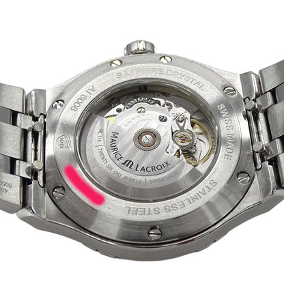 Maurice Lacroix モーリスラクロア アイコン ICON AI6008 メンズ 腕時計 自動巻き AT ステンレス SS ブルー 磨き済み 【中古】