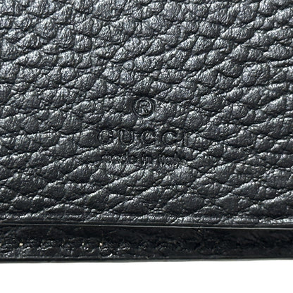 GUCCI グッチ プチマーモント キーケース GGスプリーム ブラック ブラウン 456118 レザー レディース メンズ 【中古】