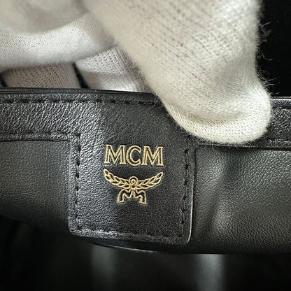 エム・シー・エム MCM ヴィセトス スモール リュック コニャック PVC レディース メンズ 【中古】