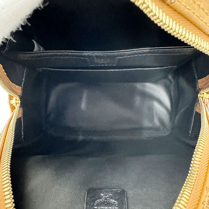 エム・シー・エム MCM ヴィセトス スモール リュック コニャック PVC レディース メンズ 【中古】