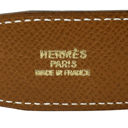 HERMES エルメス ベルト コンスタンス ブラウン ブルー ヴォーエプソン レディース 【中古】