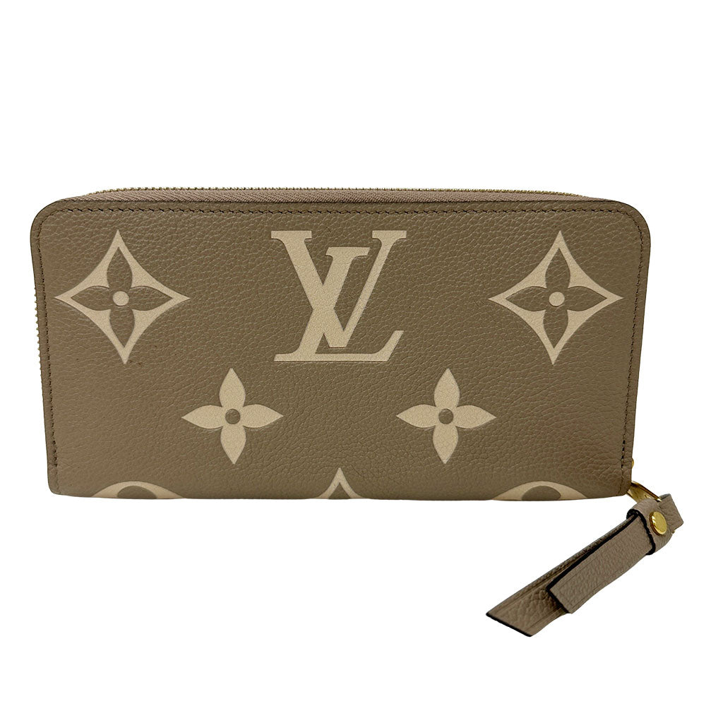 LOUIS VUITTON ルイ・ヴィトン ジッピー・ウォレット 長財布 バイカラー モノグラム アンプラント トゥルトレール クレーム M69794 モノグラムアンプラント レディース メンズ 【中古】