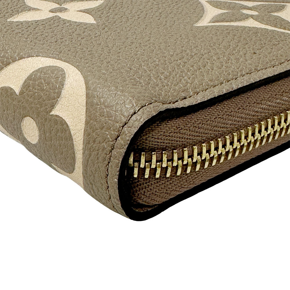 LOUIS VUITTON ルイ・ヴィトン ジッピー・ウォレット 長財布 バイカラー モノグラム アンプラント トゥルトレール クレーム M69794 モノグラムアンプラント レディース メンズ 【中古】