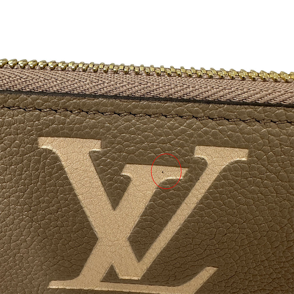 LOUIS VUITTON ルイ・ヴィトン ジッピー・ウォレット 長財布 バイカラー モノグラム アンプラント トゥルトレール クレーム M69794 モノグラムアンプラント レディース メンズ 【中古】