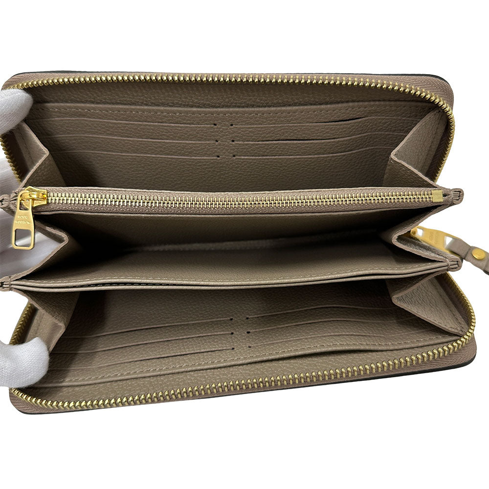 LOUIS VUITTON ルイ・ヴィトン ジッピー・ウォレット 長財布 バイカラー モノグラム アンプラント トゥルトレール クレーム M69794 モノグラムアンプラント レディース メンズ 【中古】
